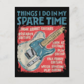 暇な時にエレクトリックでギターをおもしろい弾く エンクロージャーカード (裏面)