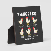 暇な時に行う事チキン農業 フォトプラーク (正面)