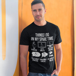 暇な時のボーリングおもしろいボウリングをする人、 クリケットの投手 Tシャツ