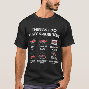 暇な時の車でやることおもしろいクラシックは Tシャツ