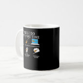 暇な時間にしたこと ギター コーヒーマグカップ (正面左)