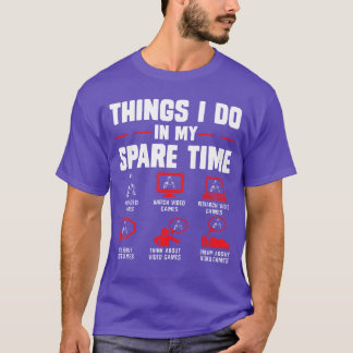 暇な時間にしたこと ゲームをする g tシャツ