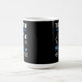 暇な時間にしたこと 釣り コーヒーマグカップ (中央)
