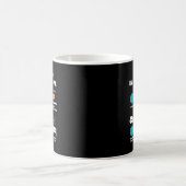 暇な時間にする事 編み物 かぎ針編み おもしろ コーヒーマグカップ (中央)
