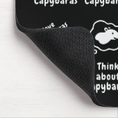 暇な時間にやること カピバラ 楽しい マウスパッド (コーナー)
