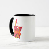 「暑いのが好き！」 マグカップ (正面左)