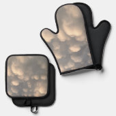 「暑いのが好き！」 鍋つかみ&鍋敷きセット (正面/裏面)