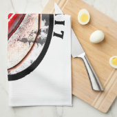 暑いチリ生活 キッチンタオル (四つ折り)