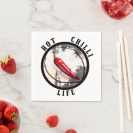 暑いチリ生活 スタンダードカクテルナプキン