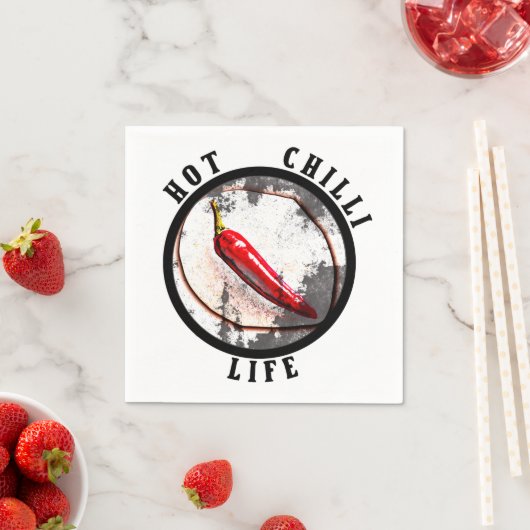 暑いチリ生活 スタンダードカクテルナプキン (インサイチュ)