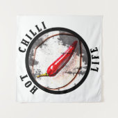 暑いチリ生活 タペストリー (正面)