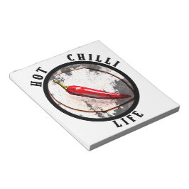 暑いチリ生活 ノートパッド