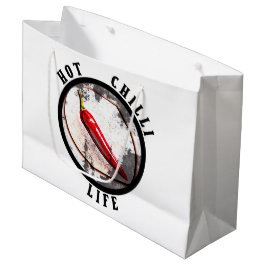 暑いチリ生活 ラージペーパーバッグ