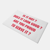 暑いドアマットですか？ ドアマット (アングル)