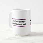 暑い冬 コーヒーマグカップ (正面左)