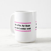 暑い冬 コーヒーマグカップ (正面左)