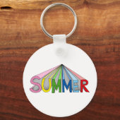 暑い夏 キーホルダー (正面)