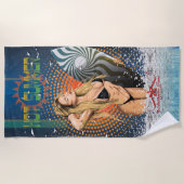 暑い夏 ビーチタオル (正面)