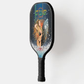 暑い夏 ピックルボールラケット (左)