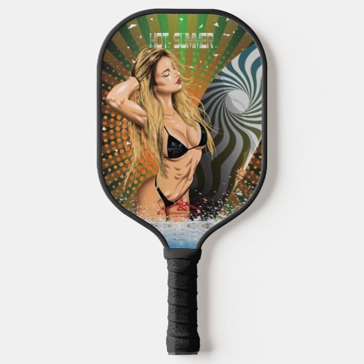 暑い夏 ピックルボールラケット (正面)