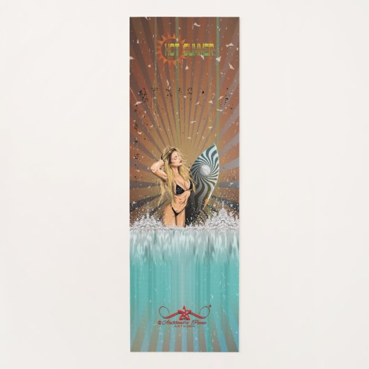 暑い夏 ヨガマット (正面)