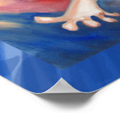 暑い天気 ポスター (角)