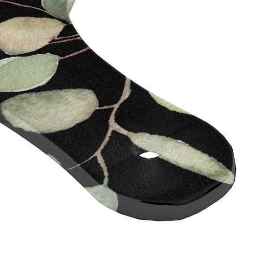 暑い家族の名前を黒に切る カッティングボード (角)