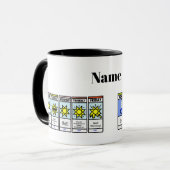 暑い寒い予報マグカップ マグカップ (正面左)