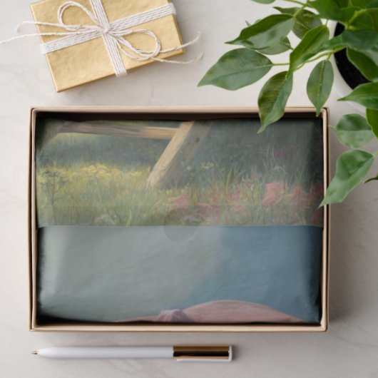 暑い日お洒落にデコップサマーカエル 薄葉紙 (ギフト)