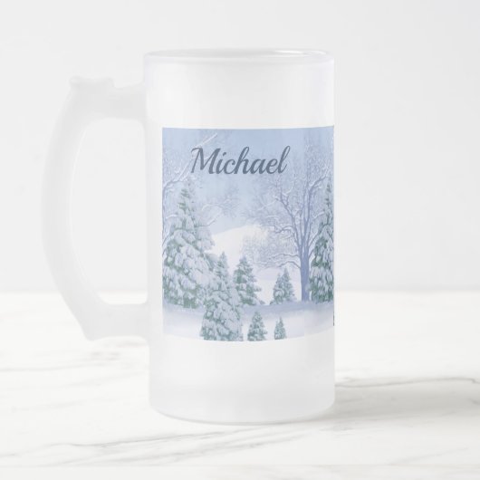 暑い日に冷たいビールマグチャンネルを作る フロストグラスビールジョッキ (左)