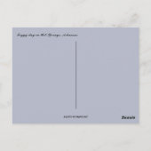 暑い春アーカンソーで霧の日 ポストカード (裏面)