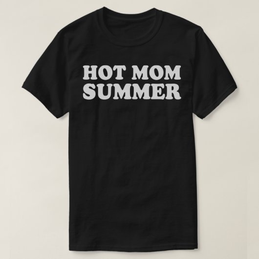 暑い母の夏 Tシャツ (デザイン正面)