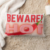 暑い気がする ランバークッション (ブランケット)