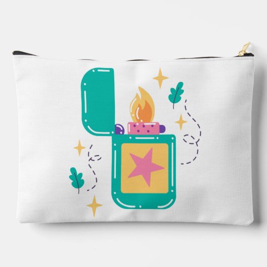 暑い アクセサリーポーチ (裏面)