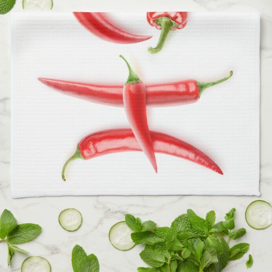 暑い！ キッチンタオル (折り畳み)