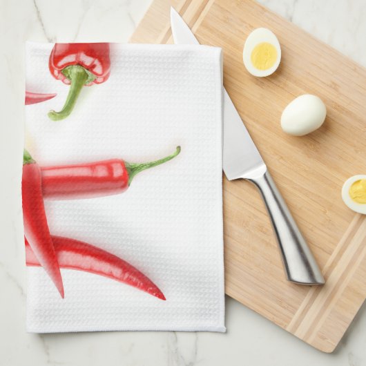 暑い！ キッチンタオル (四つ折り)