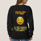 暑い スウェットシャツ (裏面)