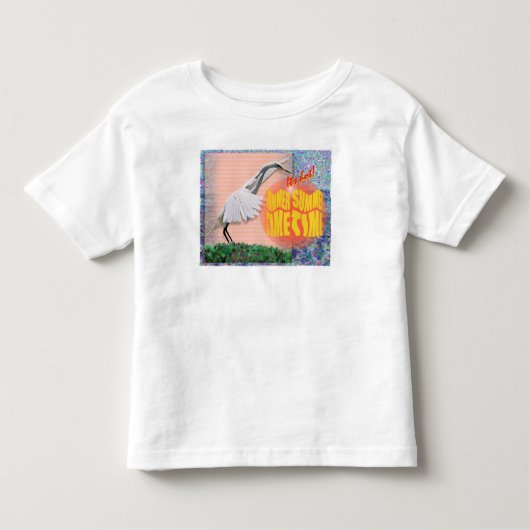 暑い! トドラーTシャツ (正面)