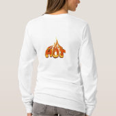 暑い Tシャツ (裏面)