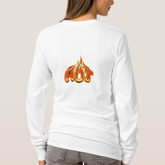 暑い Tシャツ (裏面)