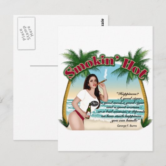 暑く吸う ポストカード (正面/裏面)