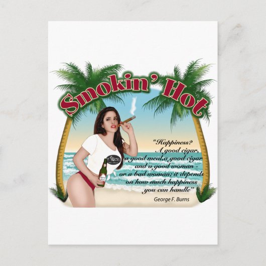 暑く吸う ポストカード (正面)