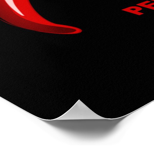 暑さはどれくらい好き?スコビルスケール熱単位 ポスター (角)