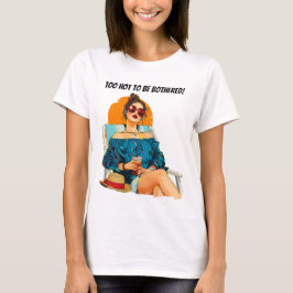 暑すぎて気にならないおもしろいデザイン Tシャツ