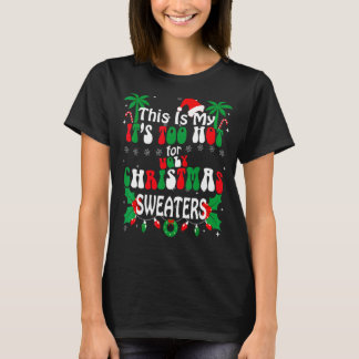 暑すぎる醜いクリスマスセーターおもしろいクリスマスギフトM Tシャツ