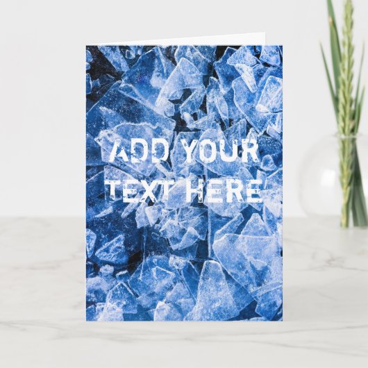 暑カッコいい夏の氷 カード (正面)