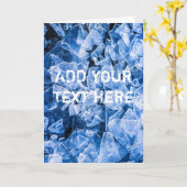 暑カッコいい夏の氷 カード (黄色い花)