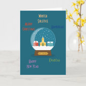 暑中見舞い カード (黄色い花)