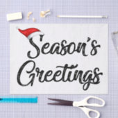 暑中見舞い 薄葉紙 (クラフト)