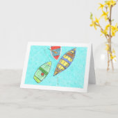 暑中見舞素晴らしいをする カード (黄色い花)